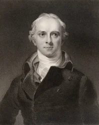 Samuel Lysons (1763-1819), gestochen von H. Robinson, aus der „National Portrait Gallery, Band III“, veröffentlicht um 1835