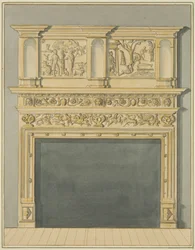 Kamin in der 113 Redcliffe Street