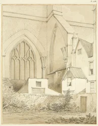 Nordwestwinkel der Kathedrale von Bristol