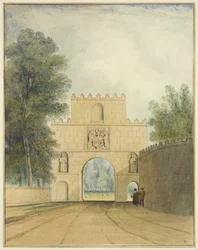 Nordseite des Tors bei Arno