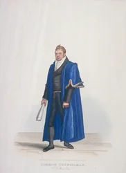 Gemeinderat der Stadt London, William John Reeves, im bürgerlichen Kostüm
