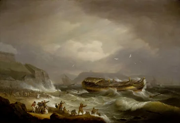 Das Schiffswrack eines Handelsschiffs der East India Company 