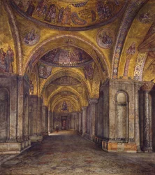 Venedig - Nordatrium von St. Markus, 1907