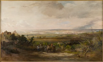 Newcastle von Gateshead Fell, ca. 1816