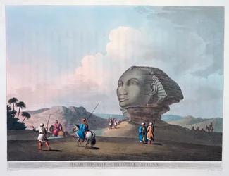 Kopf der kolossalen Sphinx, Gizeh, Ägypten, 1801
