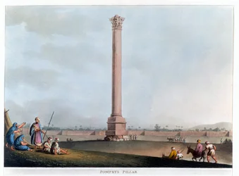 Pompeius-Säule, Alexandria, Ägypten, 1802