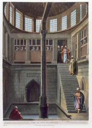 Ansicht des Nilometers, Kairo, Ägypten