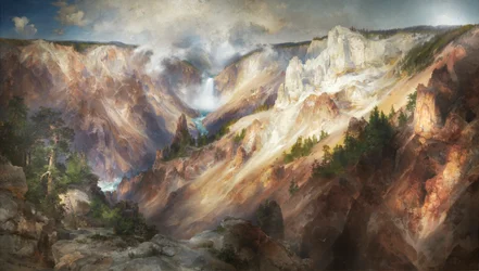 Der Grand Canyon des Yellowstone, 1893-1901