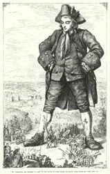 Illustration für Gullivers Reisen von Jonathan Swift (Stich)