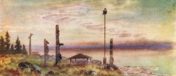 Friedhof der Siwash-Indianer