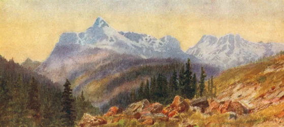 Vom Fuß des Eagle Peak, Selkirk Mountains