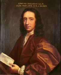 Porträt von Edmond Halley, ca. 1687