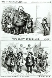 Karikaturen mit William Marcy 