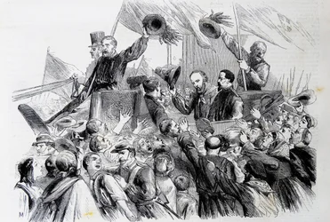 Garibaldis Einzug in Neapel, 1860