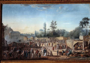Ansicht der Tuilerien und des Place de la Concorde