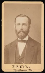 Porträt von Philip Reese Uhler 1835-1913, ca. 1860er Jahre