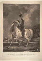 Porträt von Graf Matvei Ivanovich Platov 1757-1818, 1815