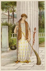 Danae im Tempel der Athene