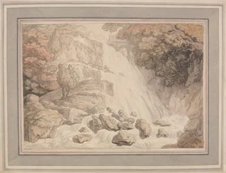Ein hoher Wasserfall