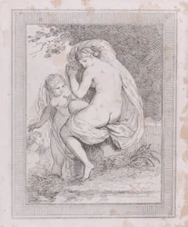 Eine Nymphe trocknet sich, 1790-99