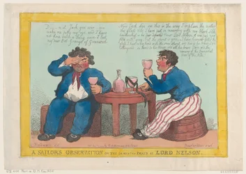 Beobachtung eines Seemanns über den bedauerten Tod von Lord Nelson, 3. Dezember 1805