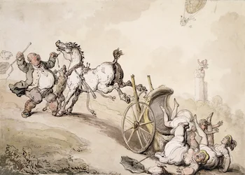 Ballonjagd in der Nähe von Lady James