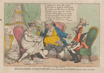 Auflösung der Partnerschaft oder die fleißige Mrs. Clarke wickelt ihre Acc..., 15. Februar 1809