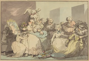Ankleiden für einen Geburtstag, 1788