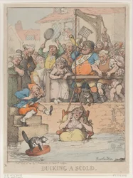 Das Eintauchen einer Zänkerin, [12. April 1803], neu aufgelegt am 12. April 1812
