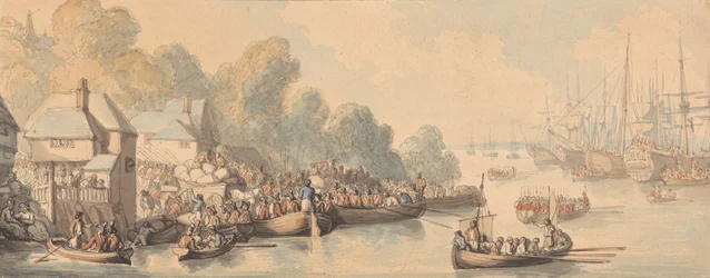 Einschiffung in Southampton, 20. Juni 1794