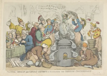 Die Auflösung des Rheinbundes, 1813