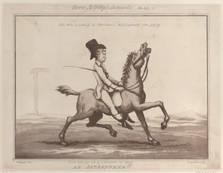 Pferdeleistungen, Skizze 1: Ein Astronom!!, 1. August 1799
