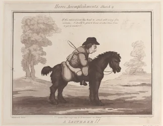 Pferdefähigkeiten, Skizze 9: Ein Bummler!!, 1. August 1799