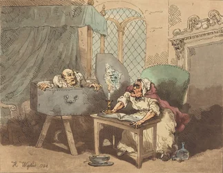 Auferstehung oder Die erschrockene Krankenschwester, 1784