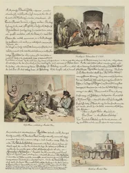 Rowlandsons Tour in einer Postkutsche, 1782