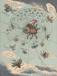 Die korsische Spinne in ihrem Netz!, 12. Juli 1808