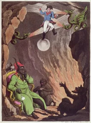 Die Flucht Bonapartes aus Hell-Bay, 1815