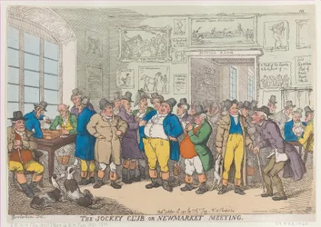 Der Jockey Club oder Newmarket Meeting, 10. Oktober 1811