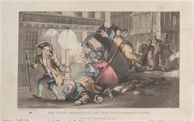 Die Party löst sich auf, und Quae Genus bricht zusammen, aus Die Geschichte von John..., 1. Dezember 1821