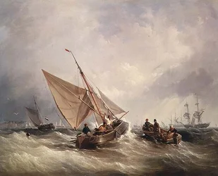 Schifffahrtsszene