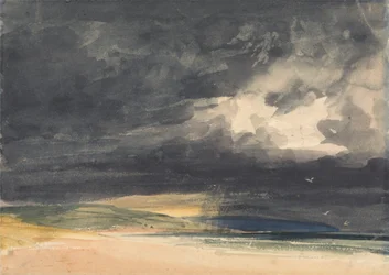 Ein Sturm an der Küste