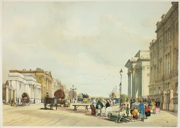 Hyde Park Corner, Platte fünfzehn aus Original Views of London as It Is