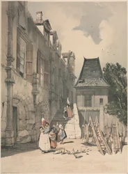 Die Abtei St. Amand, Rouen, 1839