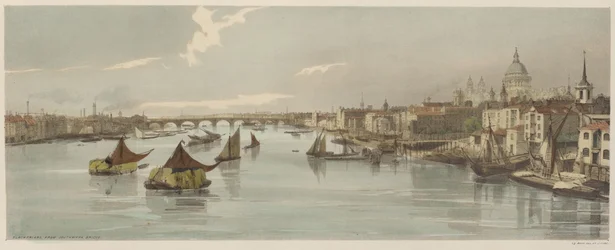 London wie es ist: Blackfriars, von der Southwark-Brücke aus