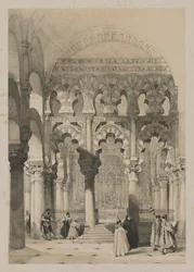 Malerische Skizzen in Spanien: Die Moschee, Cordova