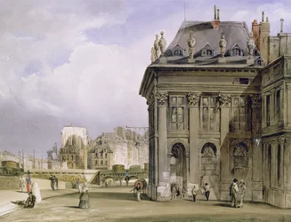 Die Île de la Cité vom Institut, Paris, ca. 1830-39