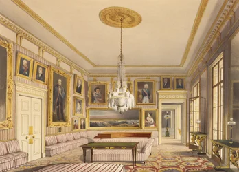 Der gestreifte Salon, Apsley House, 1853