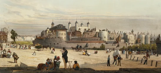 Der Turm und die Münze, vom Great Tower Hill, aus 
