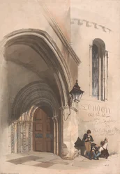 Titelseite eines Satzes Lithographien von London