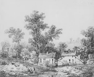 Bauernhoflandschaft (aus dem McGuire-Sammelalbum)